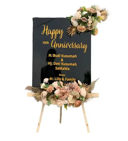 Papan Bunga Akrilik Fatufeto